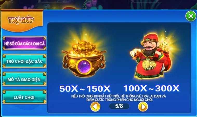 Bí Quyết Chơi Bắn Cá Thần Tài WW88 Săn Thưởng Jackpot Cực Lớn 2 Giá trị các sinh vật trong game Bắn Cá Thần Tài WW88