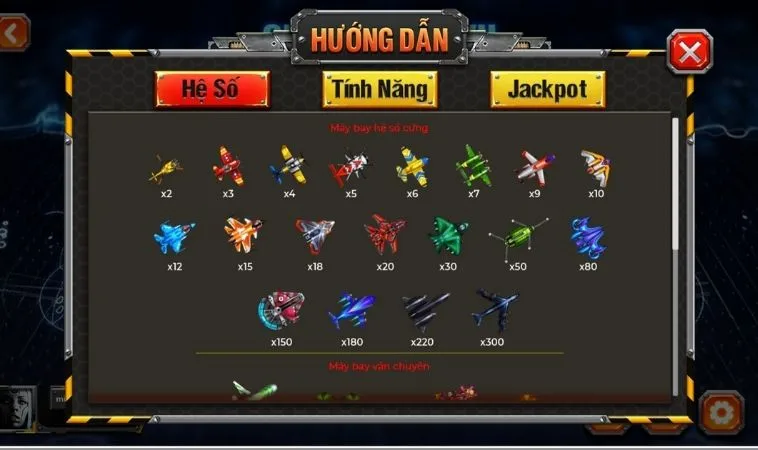 Làm Chủ Bầu Trời WW88 Với Game Bắn Cá Đại Chiến B52 Siêu Hạng 2 Các thể loại máy bay trong game Bắn Cá Đại Chiến B52