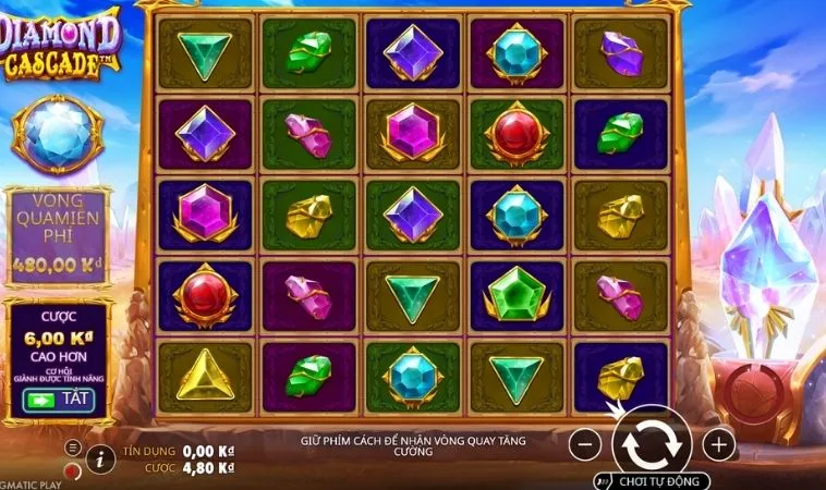 Khám Phá Nổ Hũ Kim Cương WW88 Săn Jackpot Khủng Mỗi Ngày 2 Giao diện chơi Nổ Hũ Kim Cương WW88
